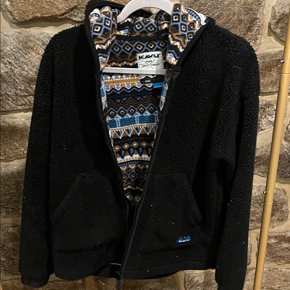 KAVU Black Fleece Reversible Jacket